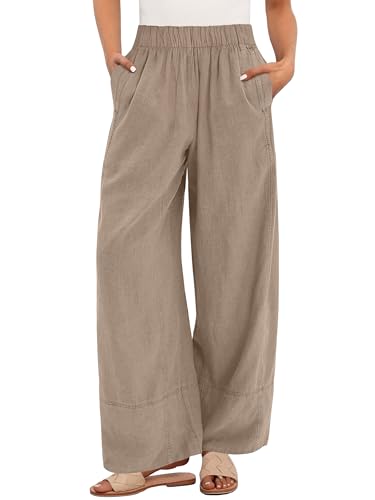 ANRABESS W-LEG LINEN PANTS