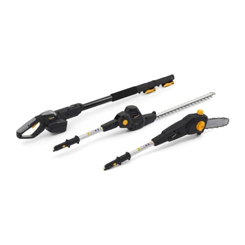 Alpina AM 20 Li Kit Outil Multifonction Sans Fil, 20 V, Portée 4 m – Taille-Haies 45 cm & Élagueuse 20 cm – Batterie et Chargeur Inclus, Pour Taillage et Élagage...