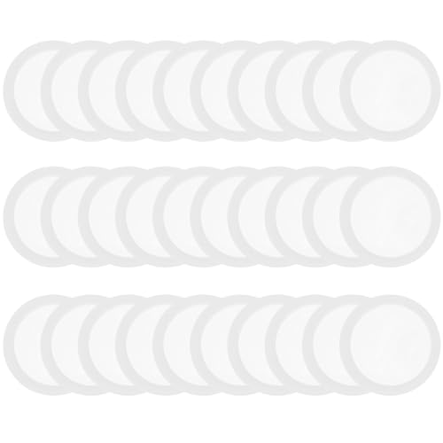 30Pcs/Set Flute Accessories Kazoo Flute Diaphragms, Metal Professional Kazoo Membrane for Musical Instrument