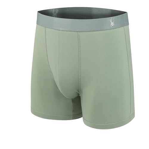 Spyder Mens Boxer Briefs 5 Pack Poly Spandex Performance Boxer Briefs Underwear3