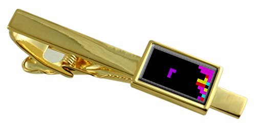Pochette et cravate Tetris Gold-tone Select, l'idée cadeau rétro chic idéale pour homme
