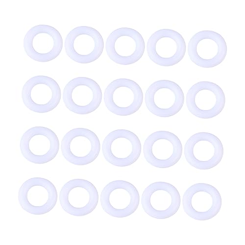 Cabilock 800pcs Roman Curtain Smooth Sliding Drapery Accessories Low Noise Curtain Circles Versatile for for All Styles