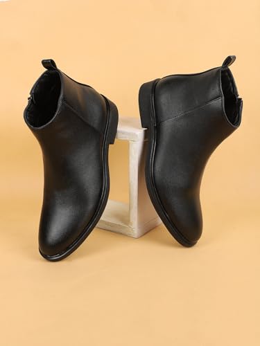 Image of Carlton London Men's Slip On Ankle Boot With Side-Zip