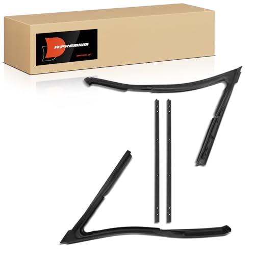A-Premium 4PCS Window Molding Trim Weather Stripping Kit Compatible with