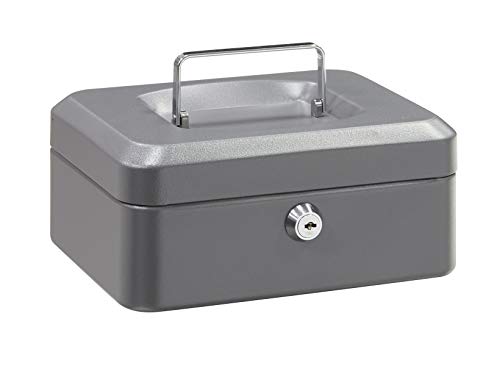 Arregui Elegant C9226 geldcassette van staal 20 cm breed met geldinzet-grafietgrijs, 20 cm - Image 5