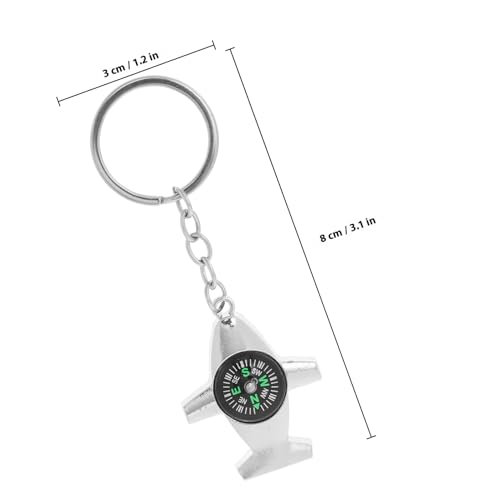Brújulas llavero para exteriores YARNOW 2 piezas miniatura 2