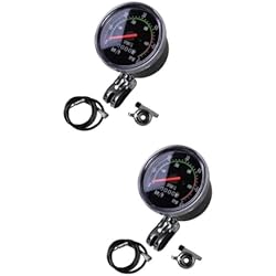 Bicicleta Estatica Mecanica Milisten 2 Piezas Odómetro para Bicicleta Estática Cuentakilómetros Velocimetro Bicicleta Deportivos Bicicleta Estatica para Ejercicios Bicicletas Estáticas Mecánico Velocímetro