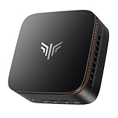 NiPoGi Pinova P1 Mini PC ΑΜD 4300U(Max 3.7GHz, 4C/4T, Migliore 3500U/N150/N97),16GB DDR4 512GB SSD Desktop Computer, Triplo Display DP 1.4+HDMI 2.0+USB3.2 Type-C 4K@60Hz/WiFi 5/BT4.2 Radeon Graphics