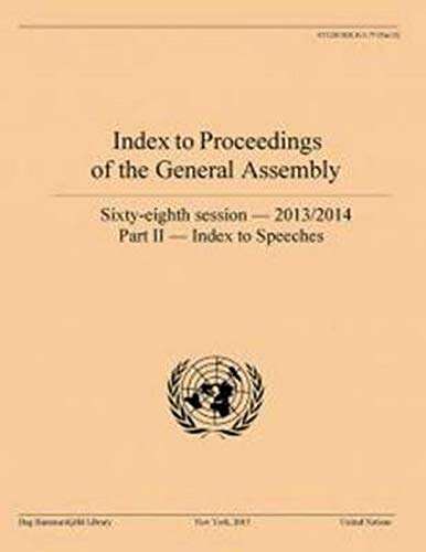 Index To Proceedings Of The General Assembly: 2013/2014: Part II - Index To Speeches