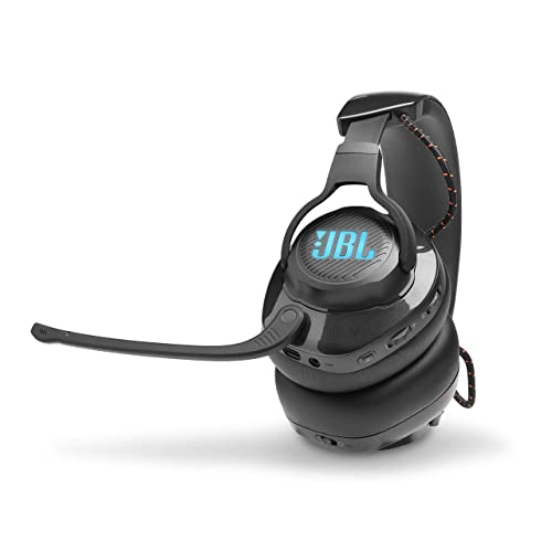 JBL Quantum 600, draadloze over ear gaming headset met microfoon en met RGB, pc en console, alleen draadloos compatibel met meerdere platforms, in zwart - Afbeelding 4