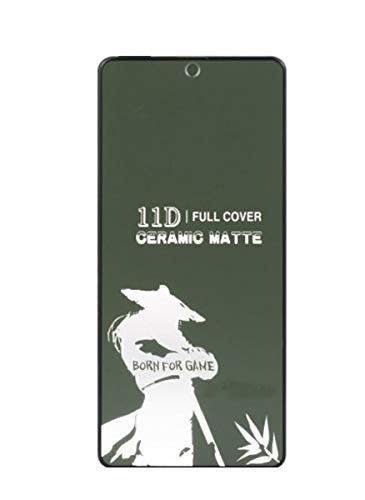 Image of Ceramic Matte Finish Screen Protector Compatible for NARZO 20 ; 20A Full Screen Coverage (Except Edge to Edge) [Special for Game] and Free Complete Easy Installation kit