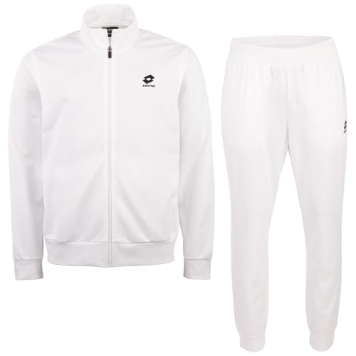 Lotto 1124055 Tenue d'entraînement pour homme, coupe droite, blanc brillant, taille XL, Blanc éclatant., XL