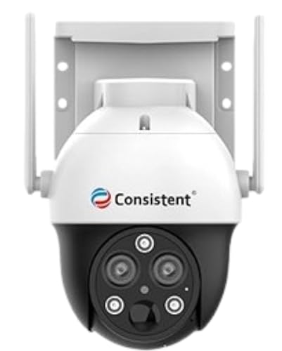 Image of Consistent 4G PT Z Solar Powered Camera| 4G SIM | IP66 Waterproof | 2-Way Audio | Outdoor Surveillance for Agriculture,Construction Site,Farm,Garden etc (Solar Dual Lens)