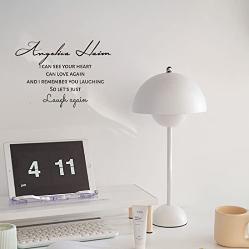 Soutas Modern Mushroom Table Lamp 3 Color Adjustable Led Table Lamp With White Dome Shade Nordic Minimalist Beside Reading Lamp For Bedroom Study Office (White) #TOP2