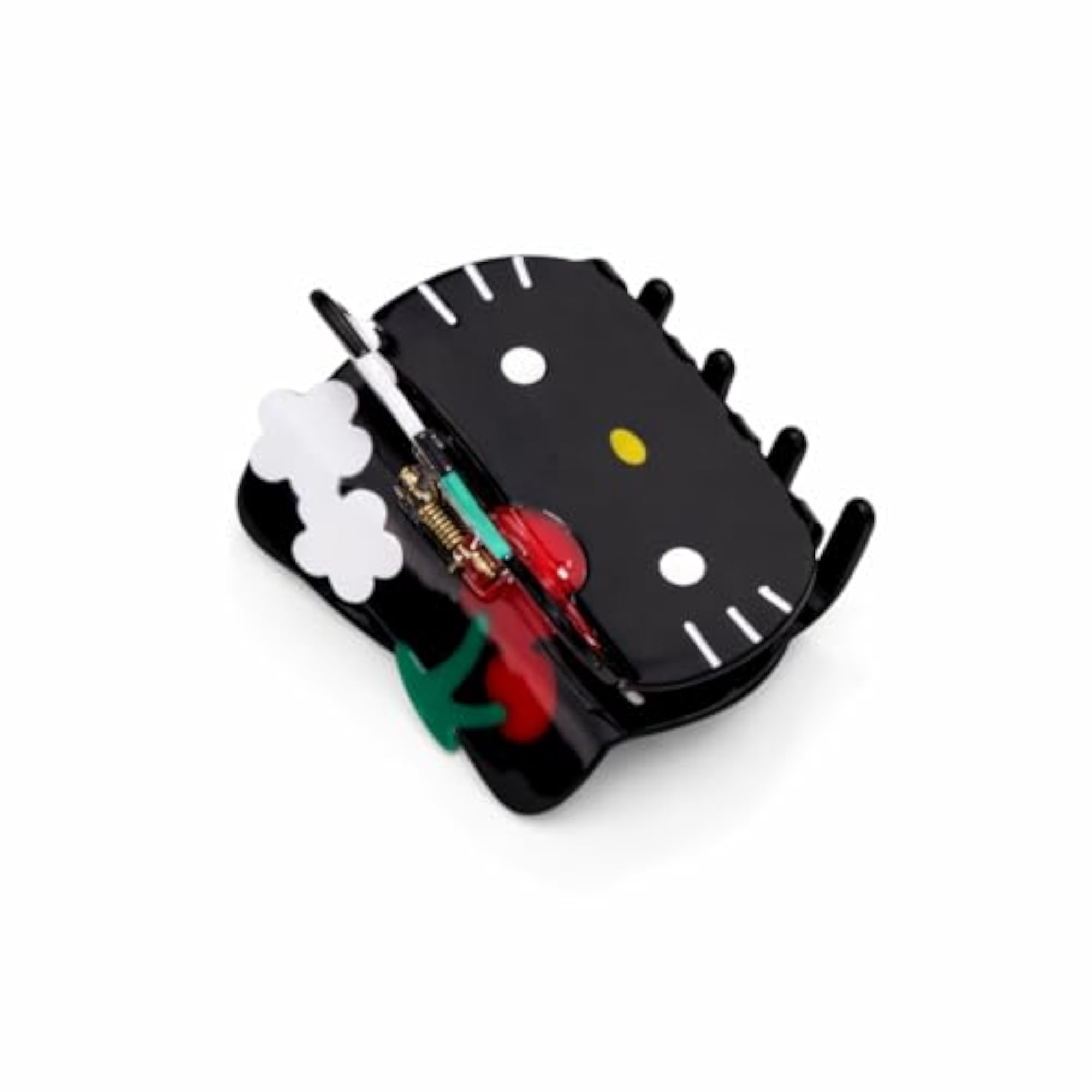 Cute Floral Cherry Theme Colorful Hair Claw