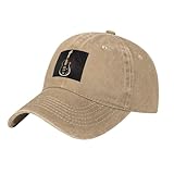 Cette casquette de baseball de cowboy délavée à motif guitare noire Natural WHJSSF dispose d'un design classique en denim avec une sangle réglable, ce qui en fait un accessoire polyvalent pour les hommes et les femmes qui ont besoin d'un ajustement confortable et personnalisable pour n'importe quelle circonférence de tête.
