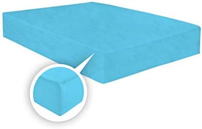 ARLINENS Thermal Flannelette Fitted Sheet 25cm 100% Brushed Soft Cotton available in 7 colours (Pink, Single)