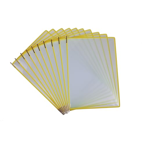 Pochette pivotante jaune A4 pour organiser votre atelier ou bureau Djois