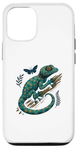 Tokay Gecko~܂؃|X^[ ঒ރfUC X}zP[X iPhone 12/12 Pro p