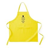 CafePress Keep Calm And Bake On Kitchen Apron with Pockets, Grilling Apron, Baking Apron