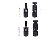 Câbles Connecteur de câble solaire photovoltaïque PV 30/45/60/80A 1000/1500V IP67, connecteurs de panneaux for le câblage du système solaire