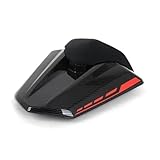 POLOFZFGKZ Pour CB750 HORNET 2023-2024 Carénage De Capot De Selle Passager Arrière Moto Capots De Siège Arrière(Carbon Fiber Red)