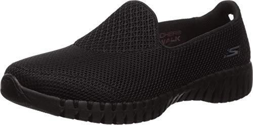Skechers womens Go Walk Smart - 16700 Sneaker, Black, 8.5 US