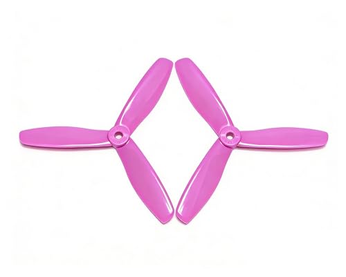 Hélice à trois pales 5045 Bullnose Spec pour drone UAV 250 FPV, lot de 6 paires violettes