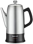 Cuisinart Classique 12-Cup Percolateur, Facile à utiliser, Argent (PRC-12NC)