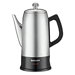 Cuisinart Classic 12-Cup Percolator, Easy-To-Use, Silver (PRC-12NC)
