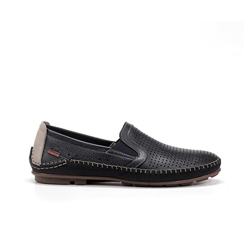 Fluchos F1177 Kodiak de piel cuero Dorian: zapato plano de hombre cómodo y resistente