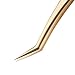 Ms.Queen Eyelash Extension Tweezers-Precision Tweezers for 2D-6D Volume&Individual False Lashes Extensions-Golden-Volume Tweezers