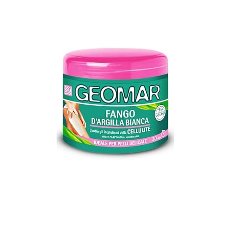 Geomar Fango d'Argilla Bianca Contro la Cellulite per Pelli Delicate 650g