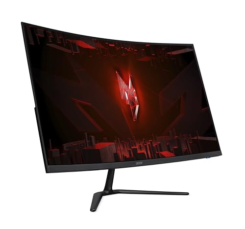 acer Nitro ED320Q W0 Gaming Monitor 31.5 Zoll (80 cm Bildschirm) Full HD, VA, 240Hz, 1ms(VRB), DP 1.4, 2xHDMI 2.1, Curved, FreeSync Premium