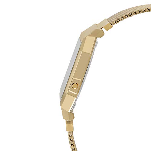 Casio Vintage A700WMG-9ADF Digital Gold Dial Unisex Watch Gold Metal Strap (D171)