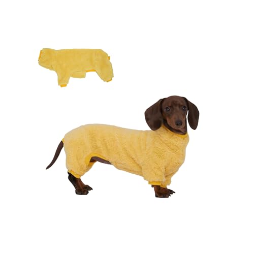 Combinaison en polaire pour teckel pour protéger son chien du froid