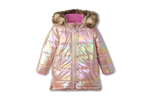 Hatley Girls Pink Moon Sherpa Lined Puffer Jacket (Toddler/Little Kid/Big Kid)