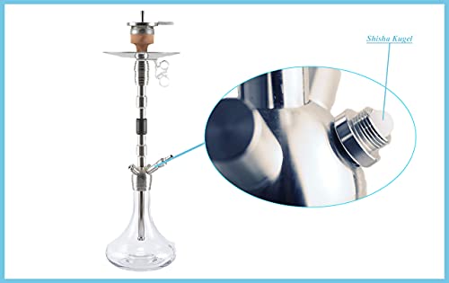 Shishakugel Set Ø 9, 10, 11 oder 12 mm (4er Set Deluxe) für viele Shishas - Ventilkugel für Wasserpfeife - Shisha Kugel (9 mm)