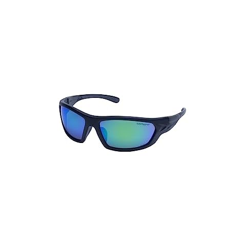 Carhartt Carbondale Safety Sunglasses with Green Mirror Lens Cover
