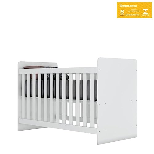 Quarto de Bebê Berço Mini Cama com Cômoda Sonho Encantado Espresso Móveis