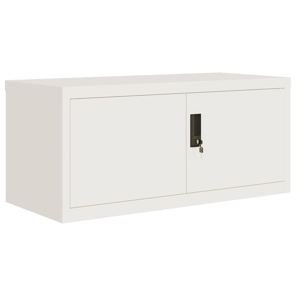 vidaXL Armario archivador de Acero Blanco 90x40x40 cm, archivador, Unidad de Almacenamiento, gabinete de Almacenamiento de Oficina