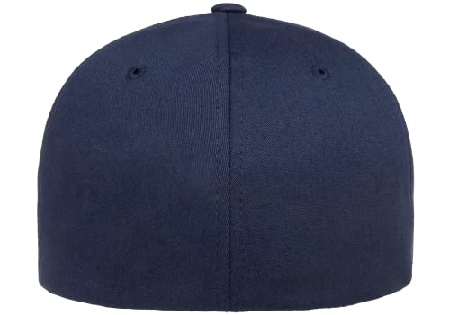 Flexfit Unisex Adult Cotton Twill Fitted Cap Hat, Navy, Large-X-Large Us #TOP2