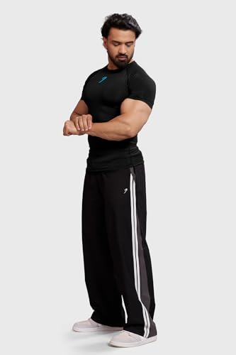 Image of FUAARK Men's Half Sleeve Compression T-Shirt - Athletic Base Layer for Fitness