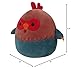 Squishmallows 8-Inch Reed Red and Blue Rooster - Little Ultrasoft Official Kelly Toy Plush