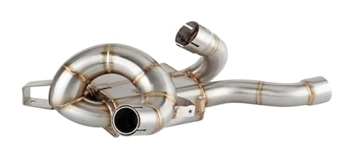 Motorrad Auspuff Schalldämpfer Für Ducati Für Multistrada V4 1100 V4S 2021 2022 2023 Link Katalysator Löschen Flucht Motorrad Auspuffrohr