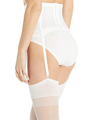 Va Bien Women's Lace Hourglass Waist Cincher, White, Medium - Thumbnail 2