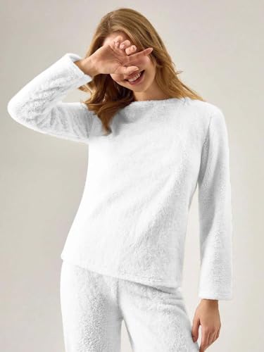 Image of KOTTY Women's Winter Lounge Set | Ultra-Soft Cozy Two-Piece Fleece Outfit for Stylish Warmth
