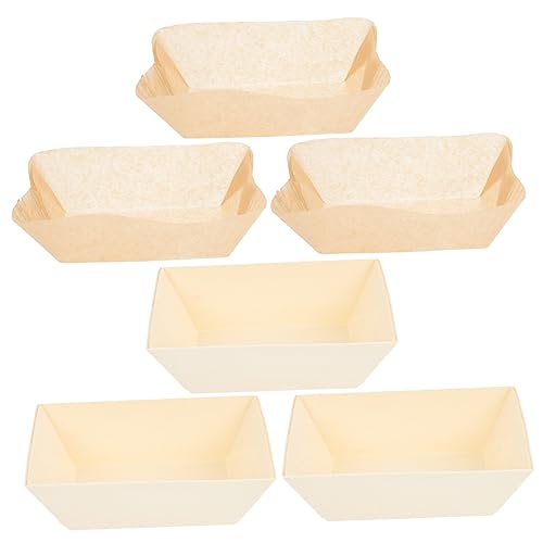 PRETYZOOM Reusable Wooden Bread Baking Non-stick Loaf Liners for Baking Bread Box Home Kitchen Easy to Clean Store