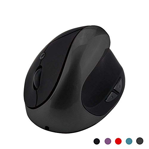 Wireless Mouse 2.4G Ergonomic Vertical Optical Mouse with Nano Receiver,4 Adjustable DPI 800/1200/