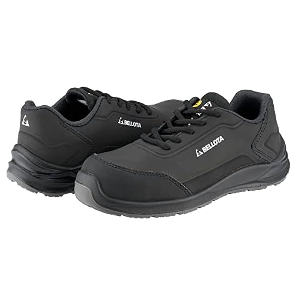 Bellota FTW074090S3 - Zapatilla de Seguridad Flex Carbon S3 de Mujer (Talla 40) de Piel Hidrofugada Nobuck, Ligera y Flexible